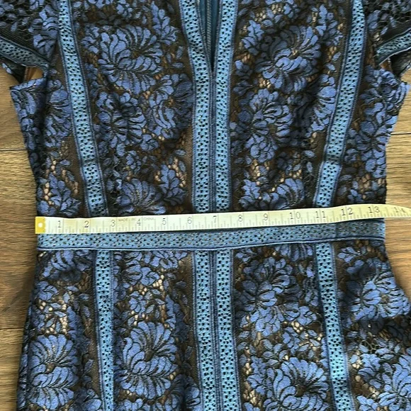 BCBGMaxAzria Cailean Midnight Blue Lace Dress - Picture 10 of 15